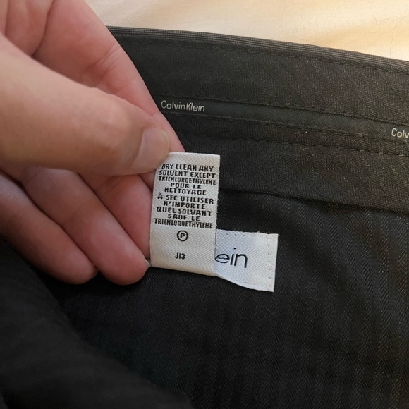 Calvin Klein Men’s Dress Pants Charcoal Gray 36x30 - Picture 7 of 8